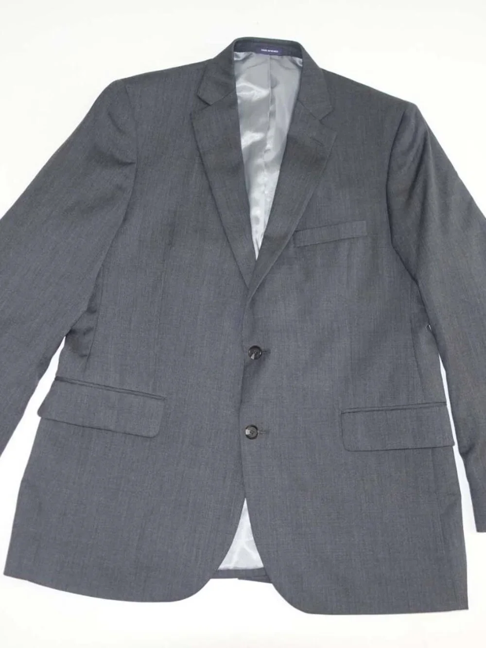Stafford Men's Classic Fit Suit Jacket Size 42 Regular Medium Gray 100% Wool 42R